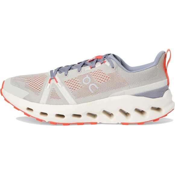 NIB ON CLOUD MEN'S CLOUDSURFER TRAIL ATHLETIC SNEAKERS FOSSIL/IVORY NIB - Picture 3 of 8